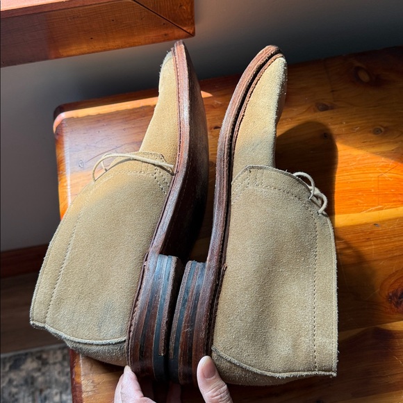 Alden Men's Light Brown Suede Chukka Boots - Picture 3 of 11